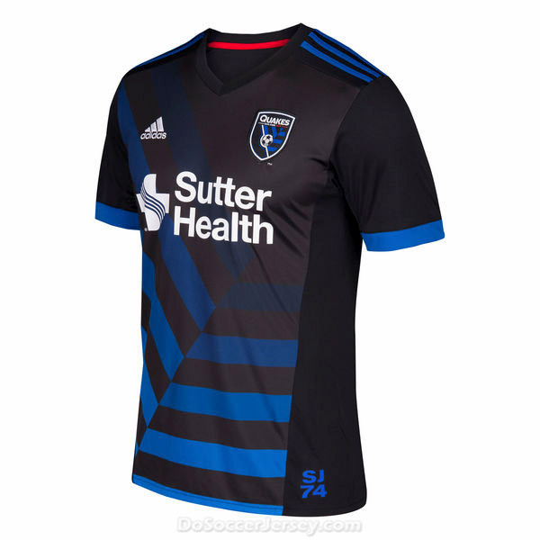 San Jose Earthquakes 2017/18 Home Shirt Soccer Jersey