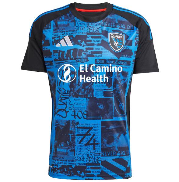 San Jose Earthquakes 2025/26 Home Shirt Soccer Jersey