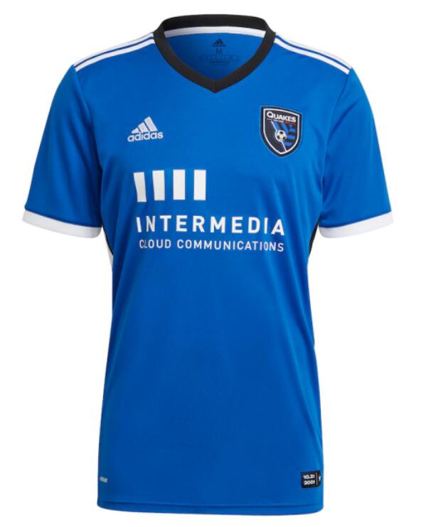 San Jose Earthquakes 2021/22 Home Shirt Soccer Jersey