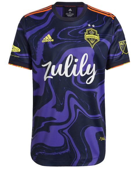 Match Version Seattle Sounders 2021/22 Away Shirt Soccer Jersey