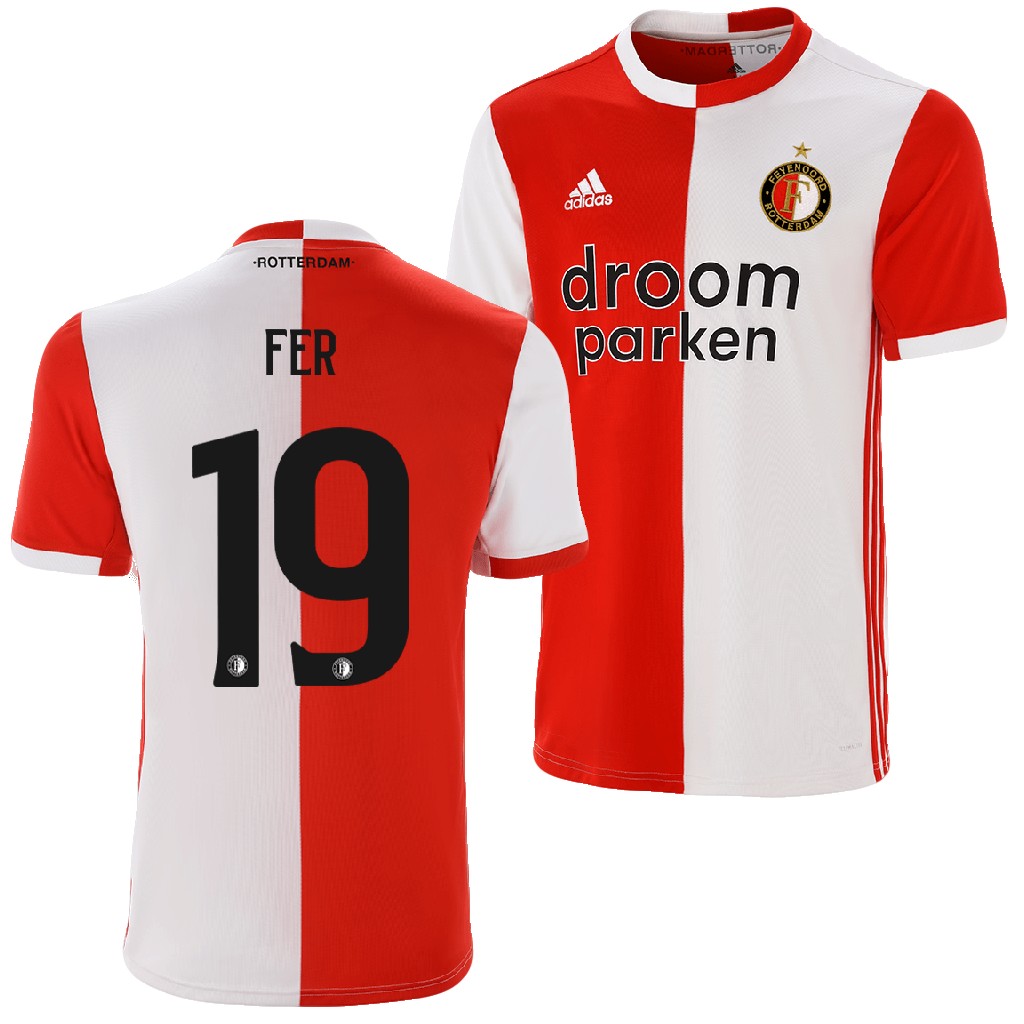 Feyenoord Rotterdam 2019/20 Home Shirt Leroy Fer #19 Soccer Jersey