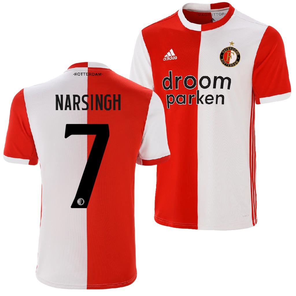 Feyenoord Rotterdam 2019/20 Home Shirt Luciano Narsingh #7 Soccer Jersey