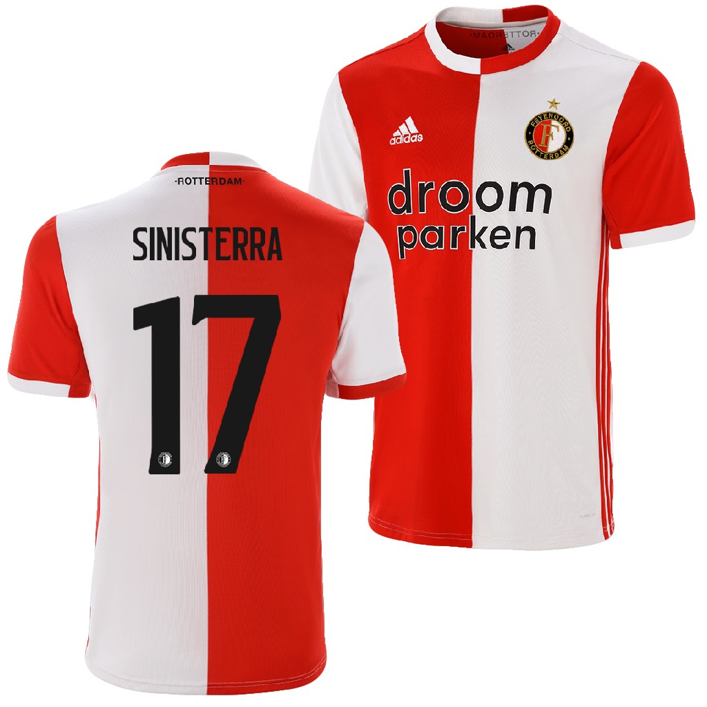 Feyenoord Rotterdam 2019/20 Home Shirt Luis Sinisterra #17 Soccer Jersey