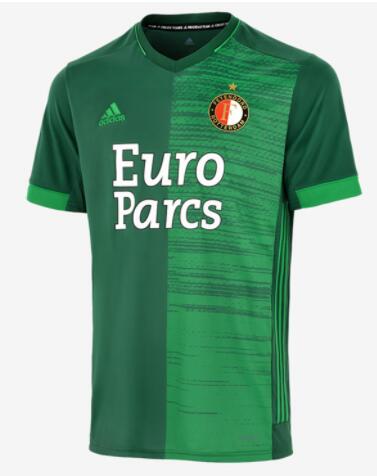 Feyenoord Rotterdam 2021/22 Away Green Shirt Soccer Jersey