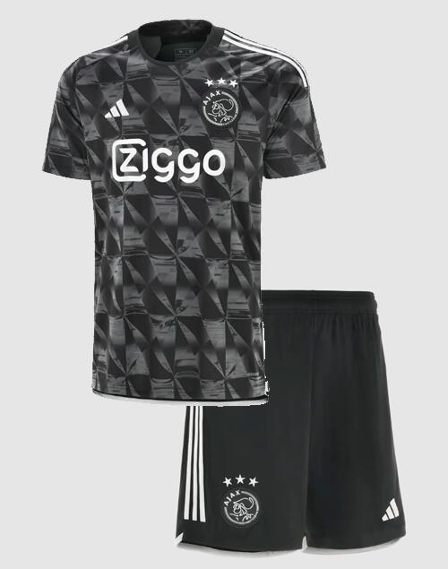 Ajax 2023/24 Third Kids Soccer Team Kit Children Shirt + Shorts