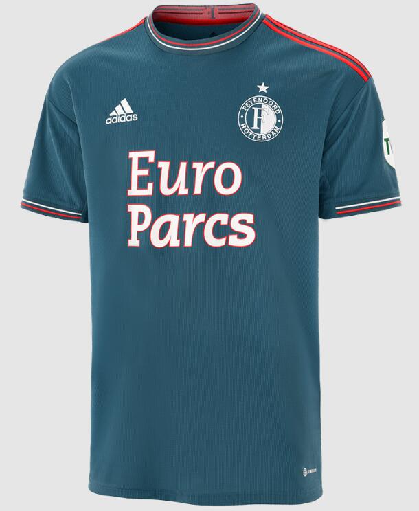 Feyenoord Rotterdam 2022/23 Away Shirt Soccer Jersey