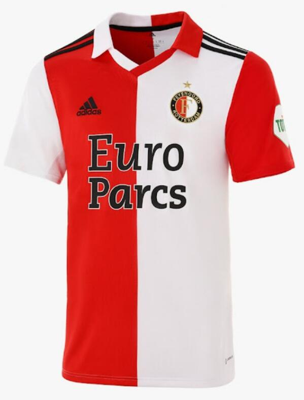 Feyenoord Rotterdam 2022/23 Home Shirt Soccer Jersey