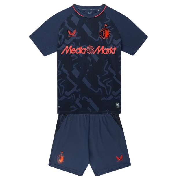 Feyenoord 2026/27 Third Kids Soccer Kits Children Shirt + Shorts