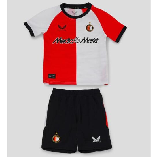 PSV Eindhoven 2024/25 Home Kids Soccer Kits Children Shirt + Shorts