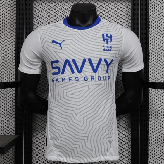 Al Hilal Saudi 2024/25 Away Match Version Shirt Soccer Jersey