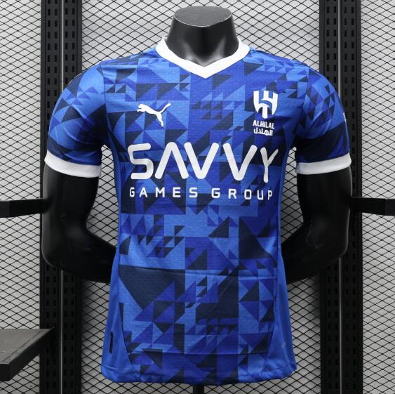 Al Hilal Saudi 2024/25 Home Match Version Shirt Soccer Jersey