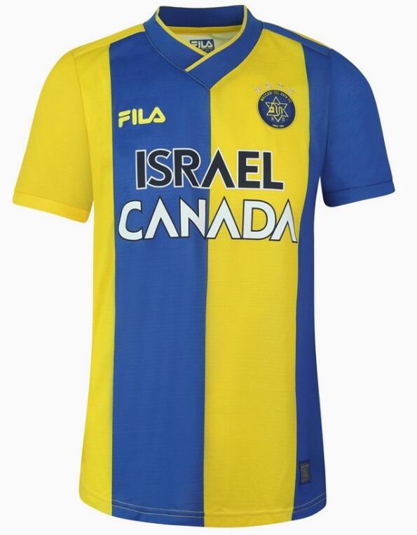 Maccabi Tel Aviv 2022/23 Home Shirt Soccer Jersey