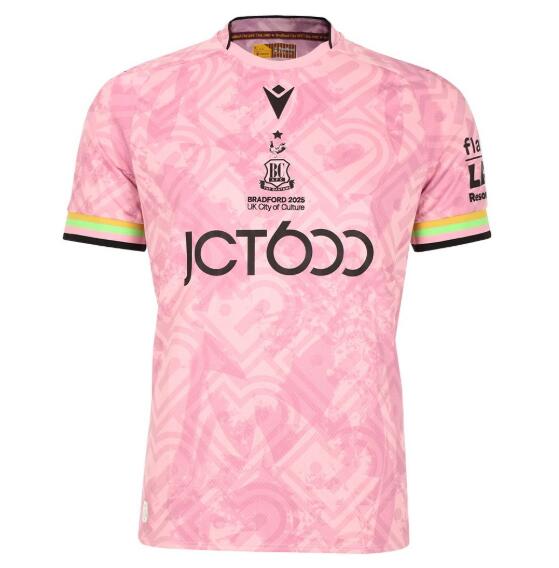 Bradford City 2025/26 Third Shirt Soccer Jersey