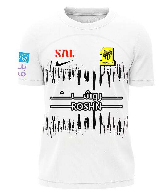 Al-Ittihad FC 2023/24 Away Shirt Soccer Jersey