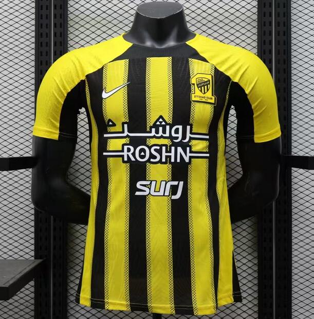 Al-Ittihad FC 2024/25 Home Match Version Shirt Soccer Jersey