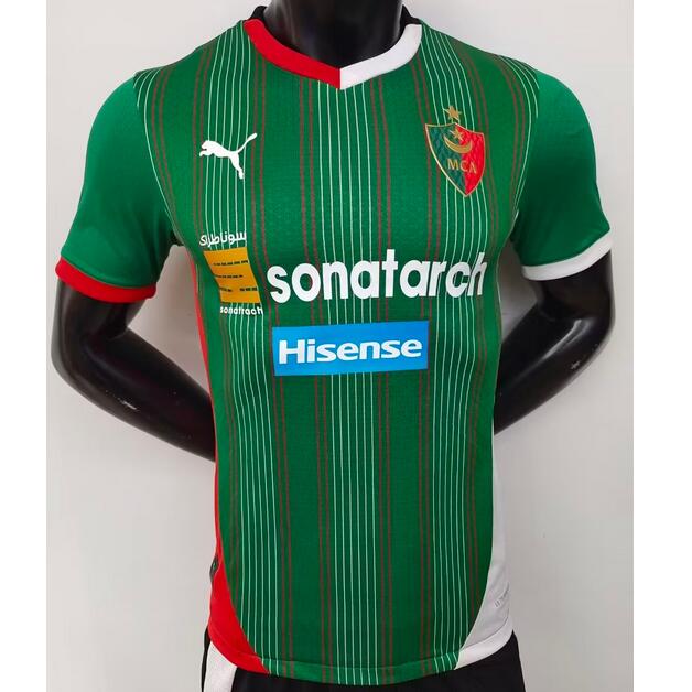 MC Alger 2024/25 Home Match Version Shirt Soccer Jersey