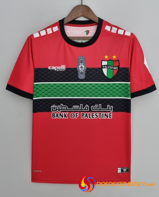 Club Deportivo Palestino 2022/23 Goalkeeper Red Shirt Soccer Jersey