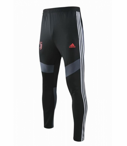 Juventus 2019/20 Black White Stripe Training Pants
