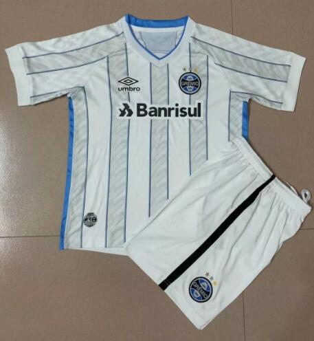 Grêmio FBPA 2020/21 Away Kids Soccer Kit Children Shirt And Shorts