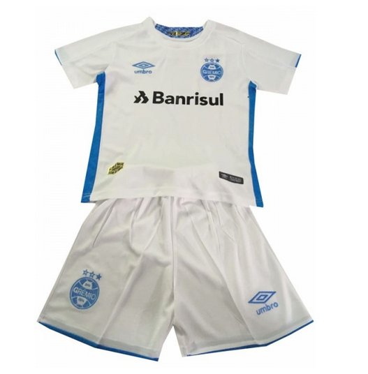 Grêmio FBPA 2019/20 Away Kids Soccer Kit Children Shirt And Shorts