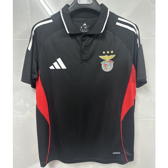 Benfica 2025/26 Black Polo Shirt