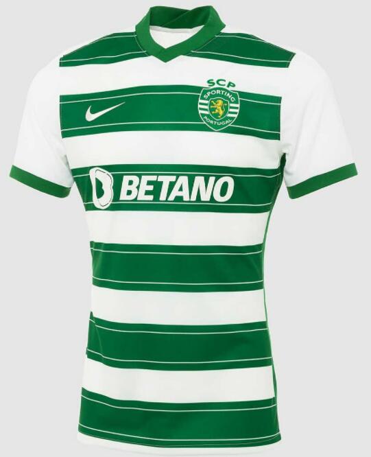 Sporting Lisbon 2021/22 Home Shirt Soccer Jersey