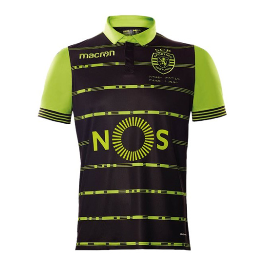 Sporting Lisbon 2017/18 Away Shirt Soccer Jersey