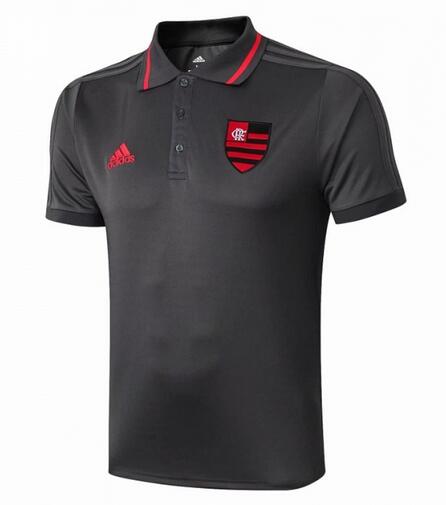 Flamengo 2019/20 Grey Polo Shirt