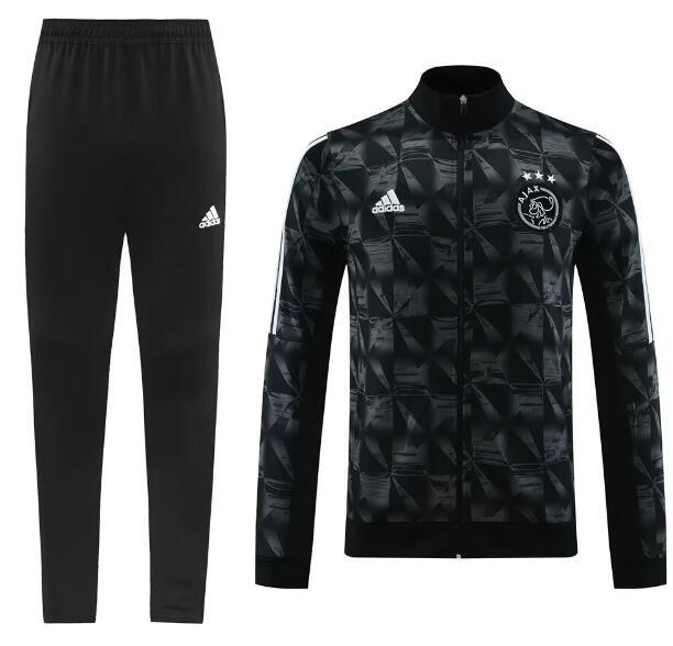 Ajax 2023/24 Black Grey Training Suit (Jacket+Trouser)