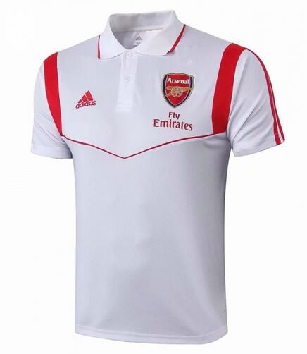 Arsenal 2019/20 White Polo Shirt