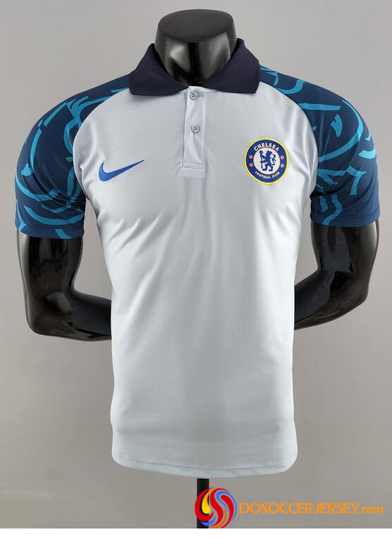 Chelsea 2022/23 White Polo Shirt
