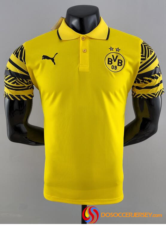 Borussia Dortmund 2022/23 Yellow Polo Shirt