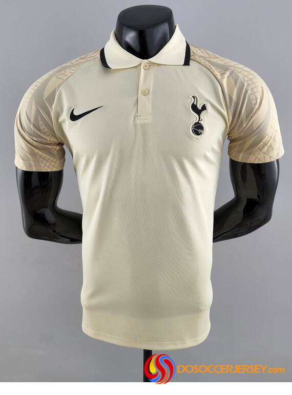 Tottenham Hotspur 2022/23 Beige Polo Shirt