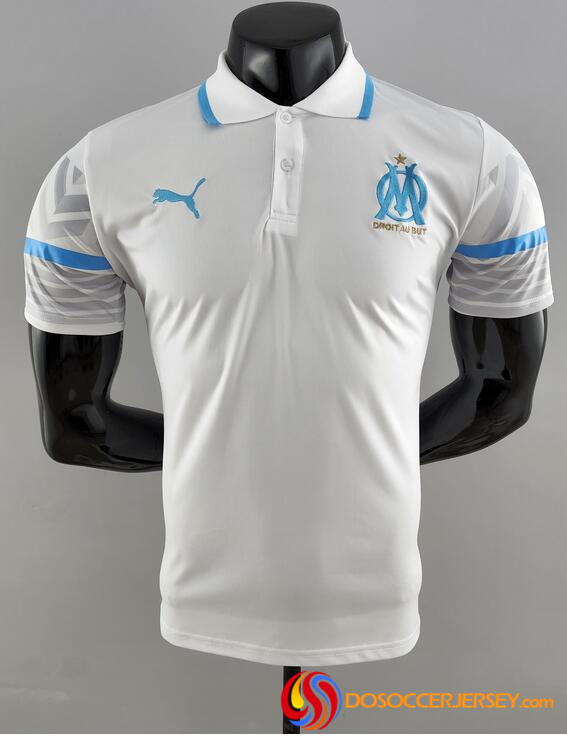 Marseilles 2022/23 White Polo Shirt