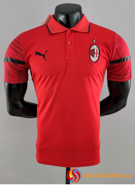 AC Milan 2022/23 Red Polo Shirt
