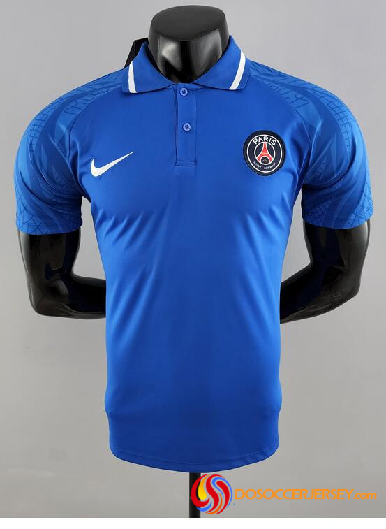 PSG 2022/23 Blue Polo Shirt