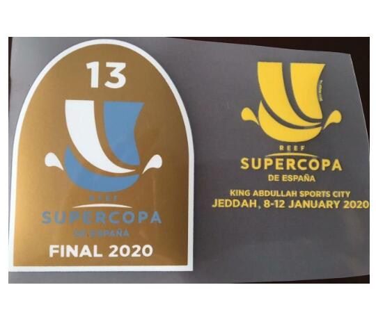 2019-20 SUPERCOPA DE ESPANA FINAL 2020 Badge Soccer Patch