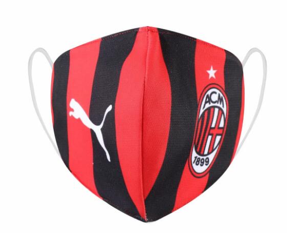 AC Milan Black Red Soccer Mask