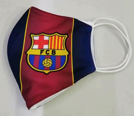 Barcelona Red Navy Soccer Mask