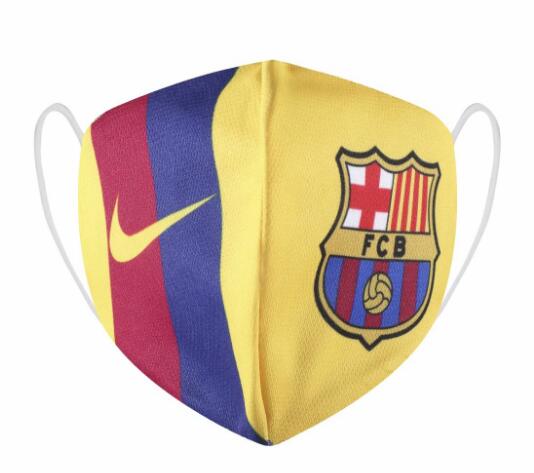 Barcelona Yellow Soccer Mask