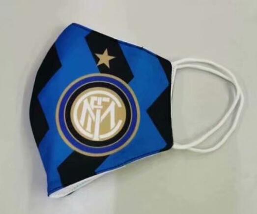 Inter Milan 2020/21 Home Blue Black Soccer Mask