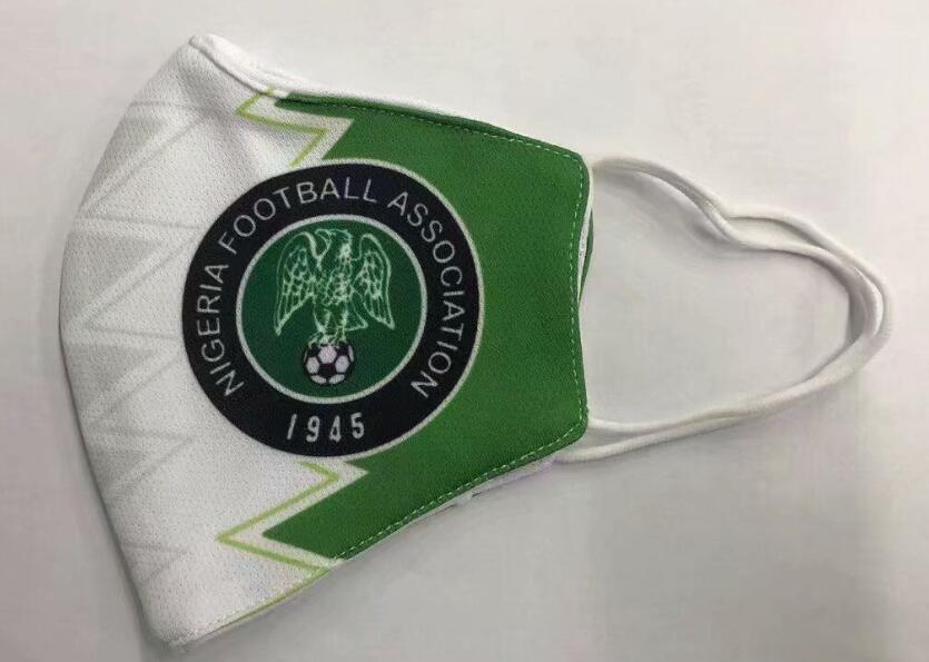 Nigeria Green White Soccer Mask