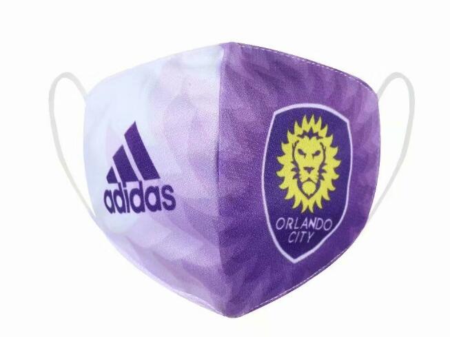 Orlando City Purple White Soccer Mask