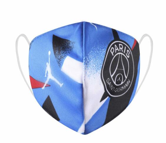 PSG Blue White Black Soccer Mask