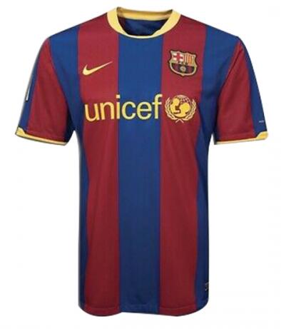 Barcelona 10-11 Home Retro Shirt Soccer Jersey