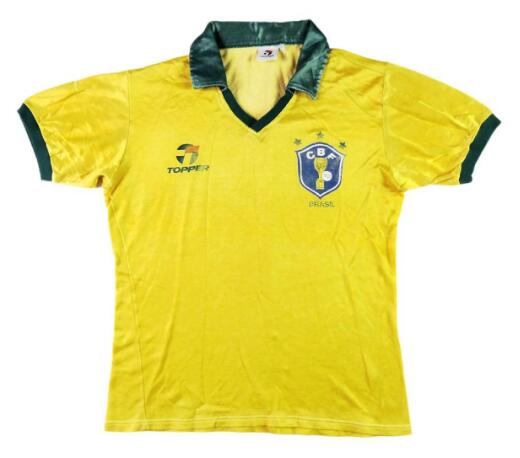 Brazil 1985 Home Retro Shirt Soccer Jersey