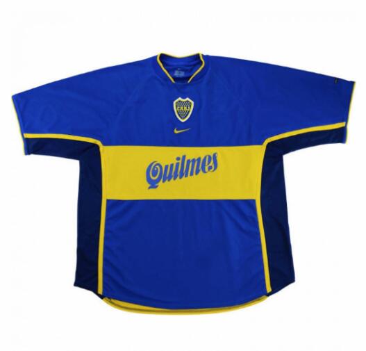Boca Junior 2001 Home Retro Shirt Soccer Jersey