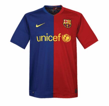 Barcelona 2008-2009 Home Retro Shirt Soccer Jersey