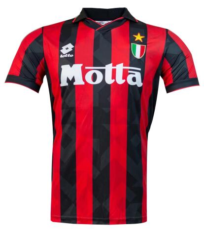 AC Milan 1992/94 Home Retro Shirt Soccer Jersey