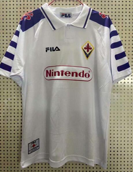 Fiorentina 1998 Away Retro Shirt Soccer Jersey